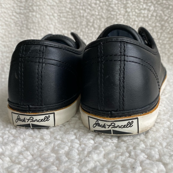 Converse Jack Purcell Unisex Leather Slipon Sneakers - Picture 10 of 16